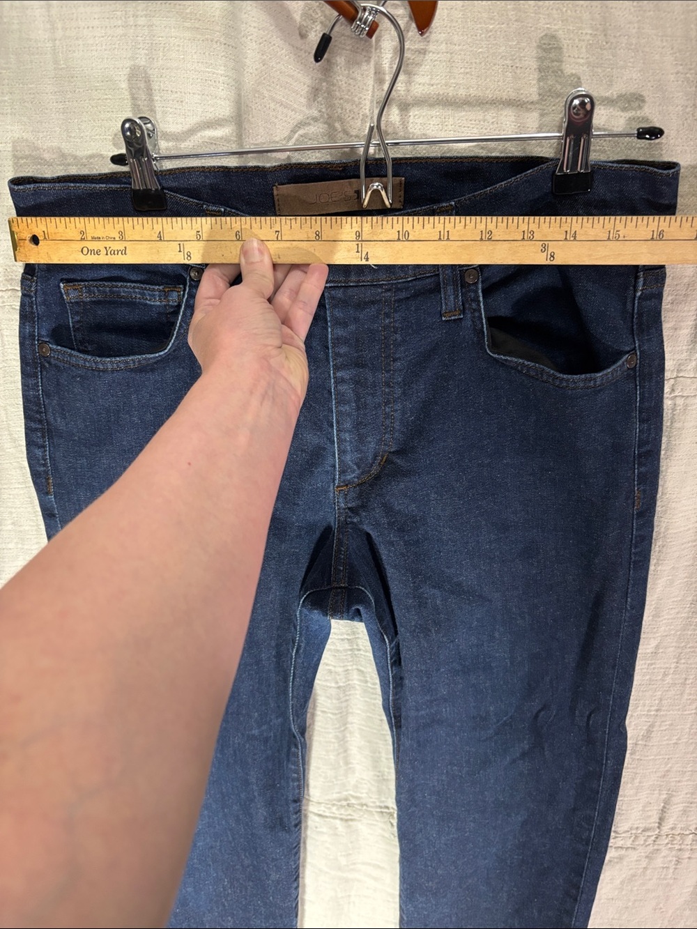 Joe's Jeans Men’s Slim Straight Dark Wash Stretch Denim 32x32 - Picture 4 of 8